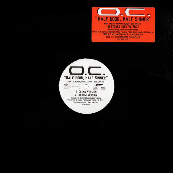 O.C. - Half Good, Half Sinner | JCOR Entertainment (INTR 10402-1)