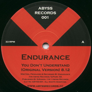Endurance - You Don't Understand | Abyss Records (ABYSS-001)