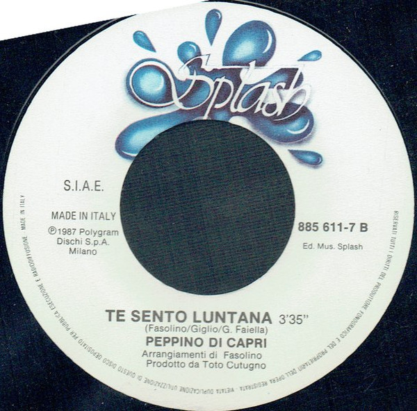 Peppino Di Capri - Il Sognatore | Splash (885 611-7) - 3