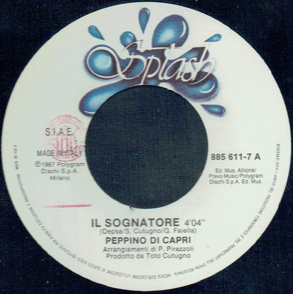 Peppino Di Capri - Il Sognatore | Splash (885 611-7) - 2