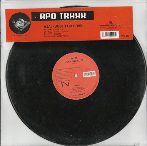 Ajai - Just For Love | RPO Traxx (RPO 010)