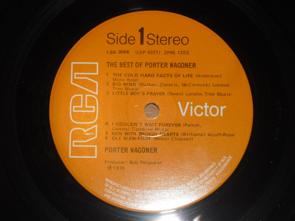 Porter Wagoner - The Best Of Porter Wagoner | RCA Victor (LSA 3006) - 3 Porter Wagoner - The Best Of Porter Wagoner | RCA Victor (LSA 3006) - 3