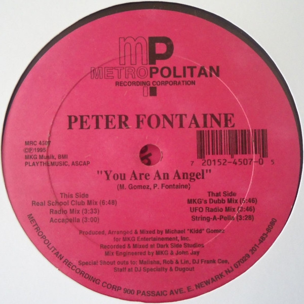 Peter Fontaine - You Are An Angel | Metropolitan Recording Corporation (MRC 4507)