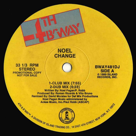 Noel - Change | 4th & Broadway (BWAY 481 DJ)