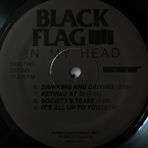 Black Flag - In My Head | SST Records (SST 045)