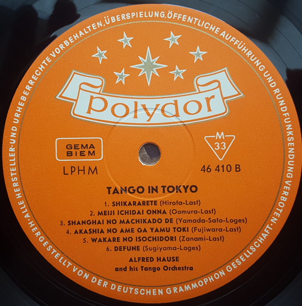 Alfred Hause And His Tango Orchestra - Tango In Tokyo | Polydor (46 410) - 4