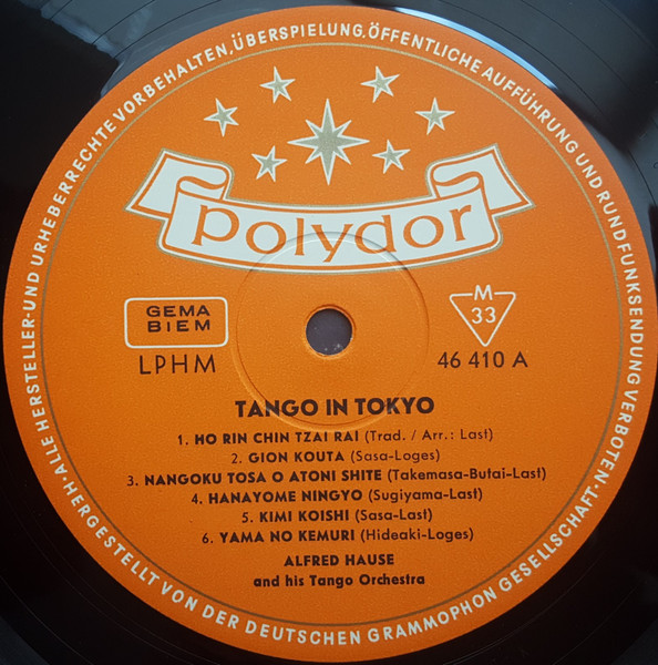 Alfred Hause And His Tango Orchestra - Tango In Tokyo | Polydor (46 410) - 3