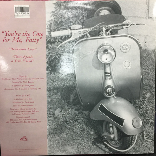 Morrissey - You're The One For Me, Fatty | His Master's Voice (12POP 1630) - 2