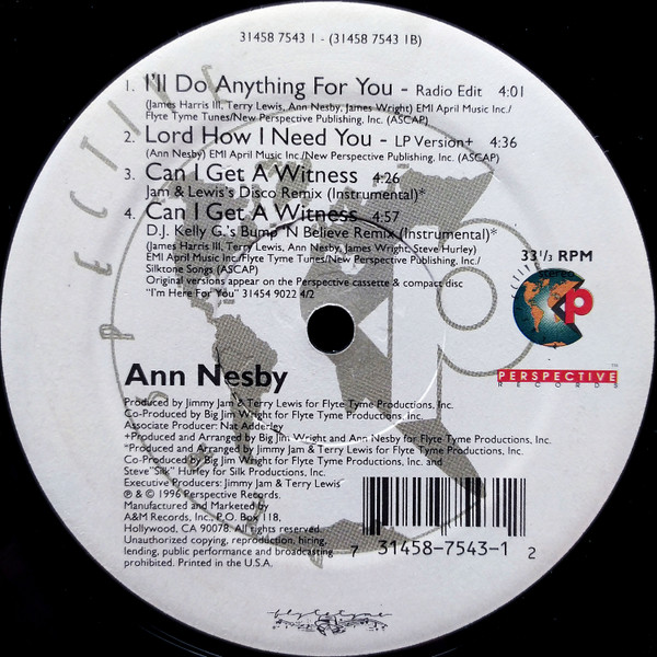Ann Nesby - Can I Get A Witness | Perspective Records (31458 7543 1) - 2 Ann Nesby - Can I Get A Witness | Perspective Records (31458 7543 1) - 2