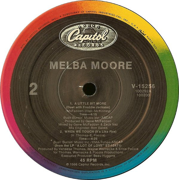 Melba Moore - A Little Bit More | Capitol Records (V-15256) - 2