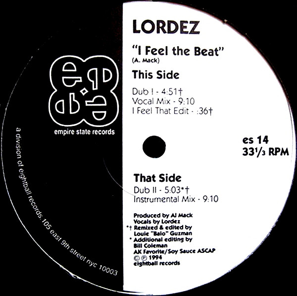 Lordez - I Feel The Beat | Empire State Records (es 14)