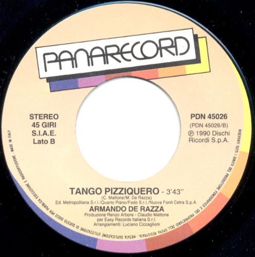 Armando De Razza - La Lambada Strofinera | Panarecord (PDN 45026) - 2