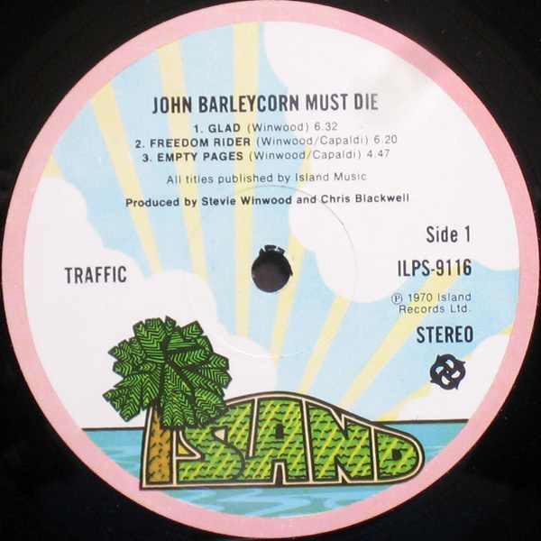 Traffic - John Barleycorn Must Die | Island Records (ILPS 9116) - 4