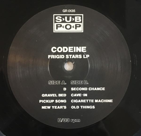 Codeine - Frigid Stars LP | Sub Pop (GR 0135) - 4 Codeine - Frigid Stars LP | Sub Pop (GR 0135) - 4