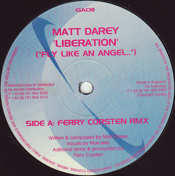 Matt Darey - Liberation ("Fly Like An Angel..") | good:as (GA011) - main