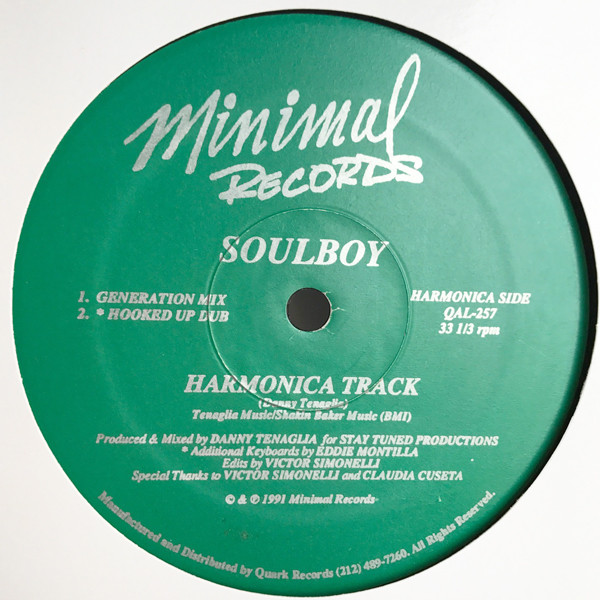 Soulboy - Harmonica Track / Love Or Lust | Minimal Records (QAL-257) - main