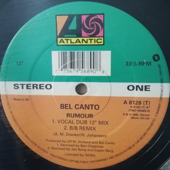 Bel Canto - Rumour | Lava (0-95689) - 3