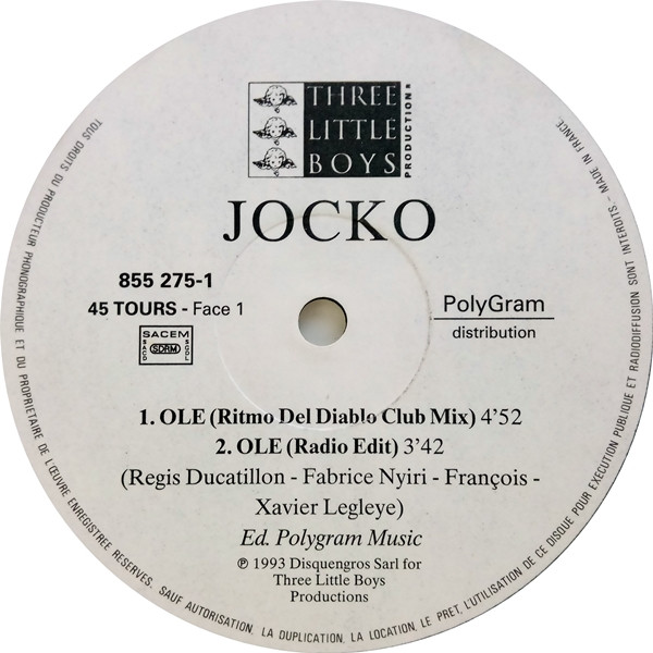Jocko - Olé! | Three Little Boys (855 275-1) - 4