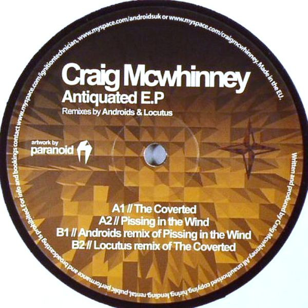 Craig Mcwhinney - Antiquated E.P | Notorious North (NORTH 009)