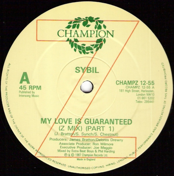 Sybil - My Love Is Guaranteed | Champion (CHAMPZ 12-55)