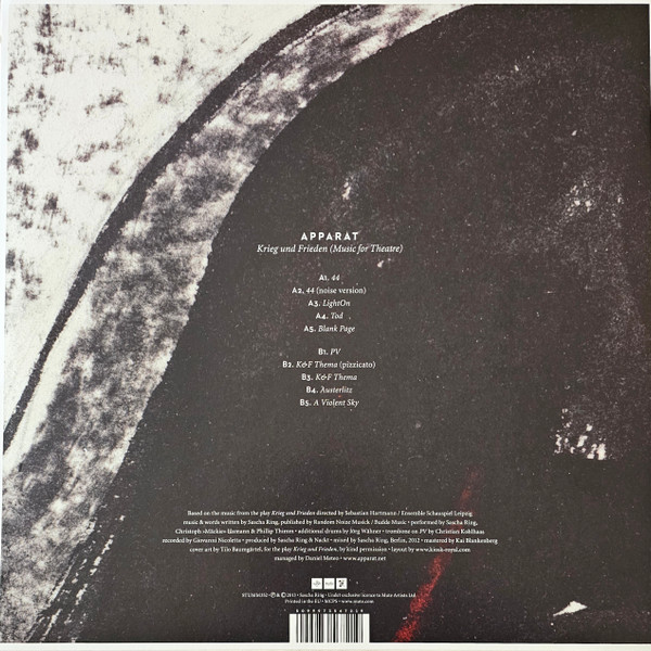Apparat - Krieg Und Frieden (Music For Theatre) | Mute (STUMM352) - 2