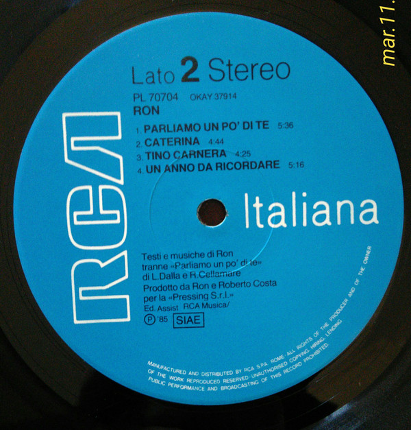 Ron - Ron | RCA (PL 70704) - 4