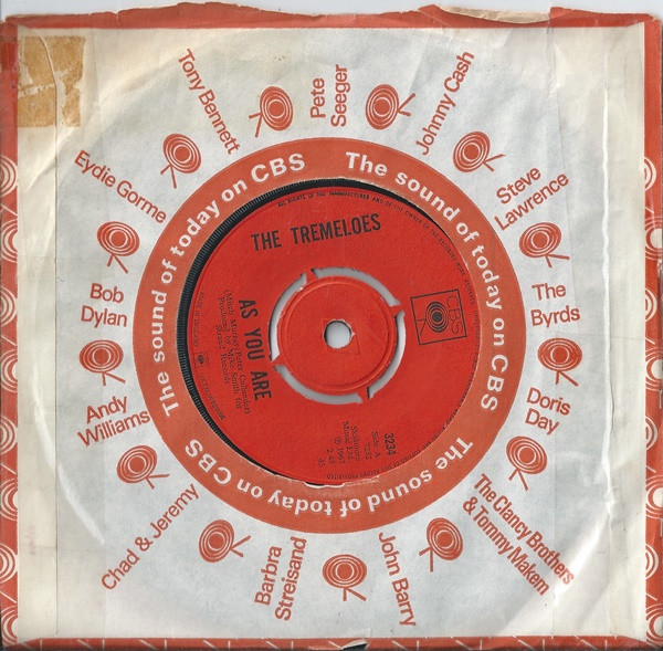 The Tremeloes - Suddenly You Love Me / As You Are | CBS (3234) - 4