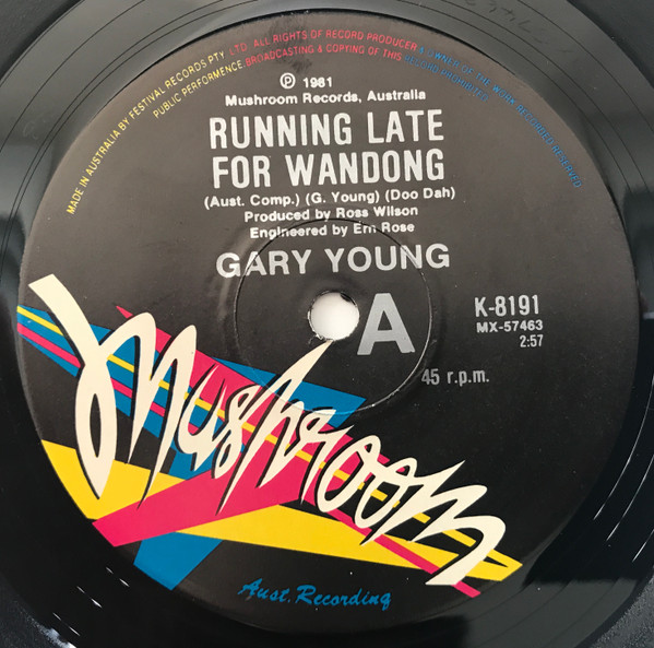 Gary Young - Running Late For Wandong | Mushroom (K-8191)