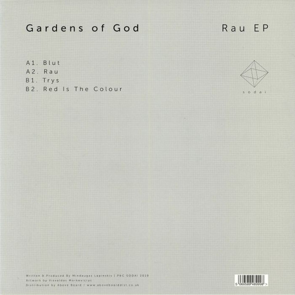 Gardens Of God - Rau EP | Sodai (SODAI009) - main