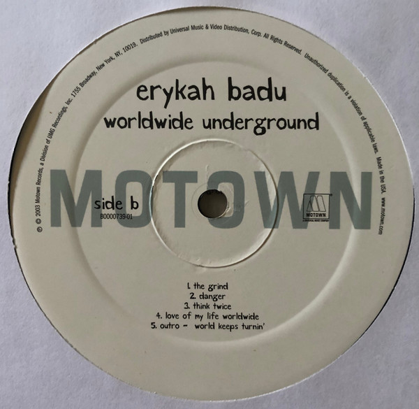 Erykah Badu - Worldwide Underground | Motown (B0000739-01) - 4