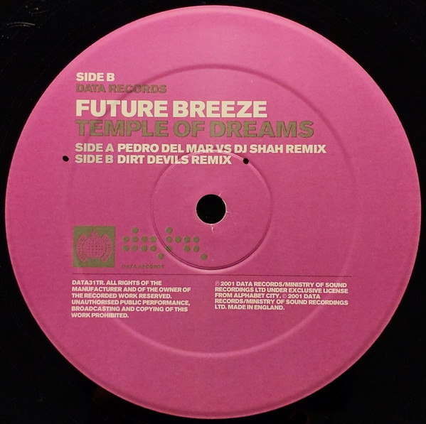 Future Breeze - Temple Of Dreams | Data Records (DATA31TR) - 4