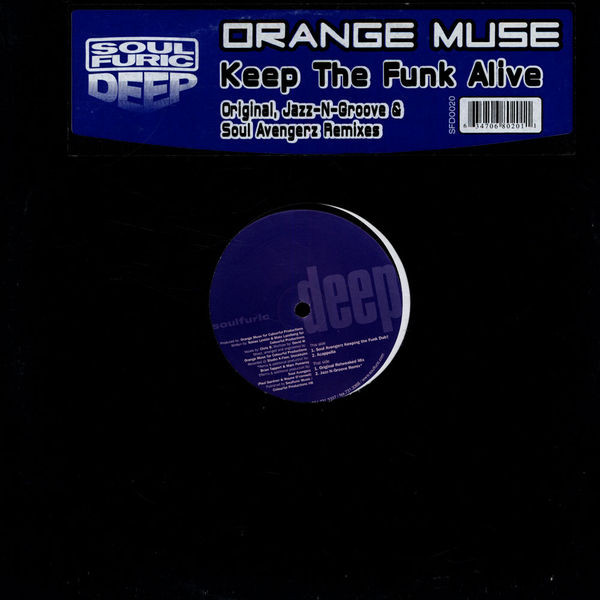 Orange Muse - Keep The Funk Alive | Soulfuric Deep (SFD 0020) - 3