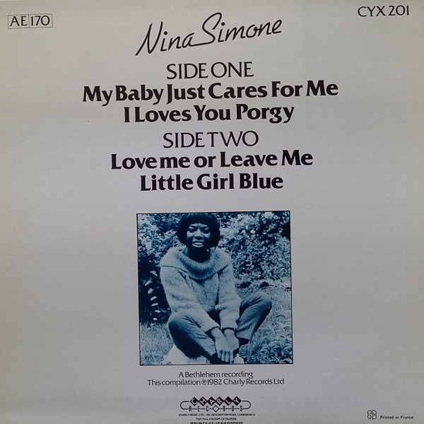 Nina Simone - My Baby Just Cares For Me | Charly Records (CYX 201) - 2
