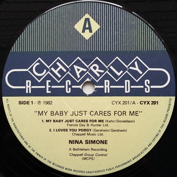 Nina Simone - My Baby Just Cares For Me | Charly Records (CYX 201) - 3