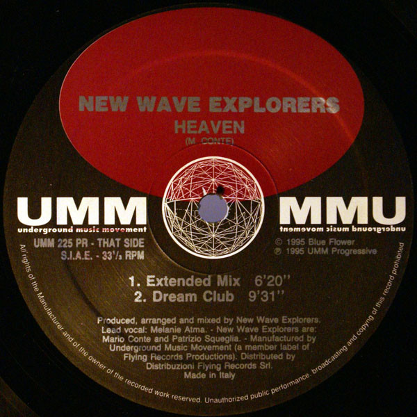 New Wave Explorers - Heaven | UMM (UMM 225 PR) - 2
