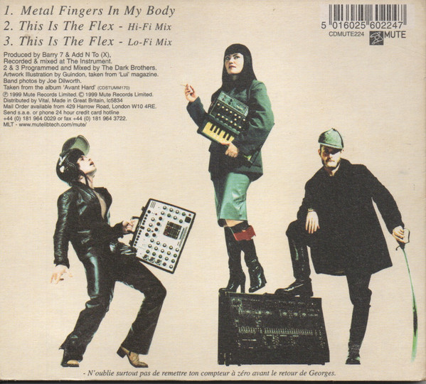 Add N To - Metal Fingers In My Body | Mute (CDMUTE224) - 2