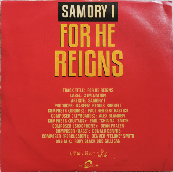 Samory I - For He Reigns | XTM.Nation (XTMNEU004) - 2