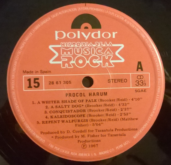 Procol Harum - Procol Harum | Polydor (28 61 305) - 3