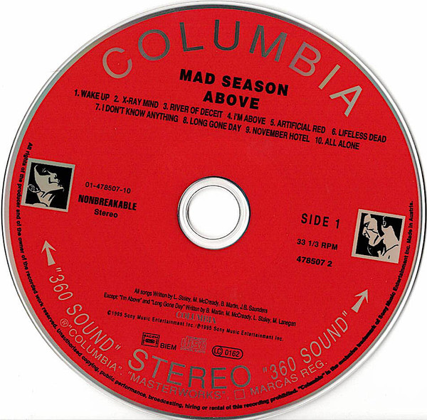 Mad Season - Above | Columbia (478507 2) - 3