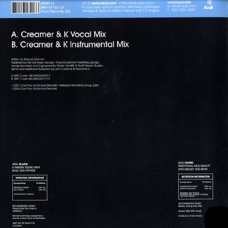 Shauna Solomon - I Wanna Be | Azuli Records (AZNY213) - 2