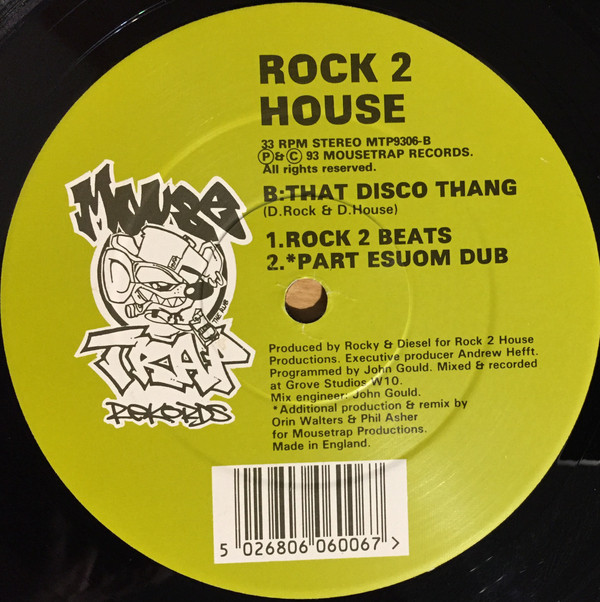 Rock 2 House - That Disco Thang | Mousetrap Records (MTP9306) - 2