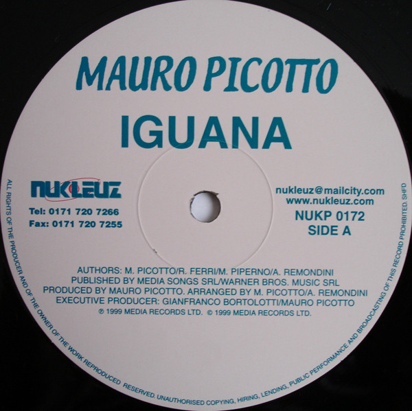 Mauro Picotto - Iguana | Nukleuz (NUK P 0172) - 2