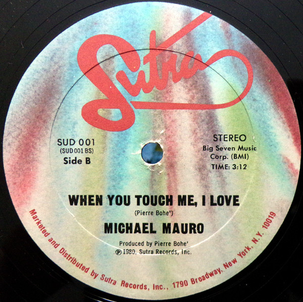 Michael Mauro - Susie Q / When You Touch Me, I Love | Sutra Records (SUD 001) - 4
