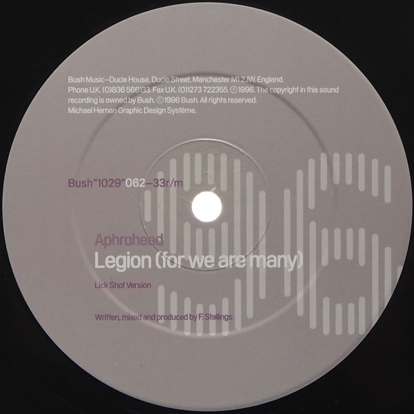 Aphrohead - Legion (For We Are Many) | Bush (Bush 1029) - 2