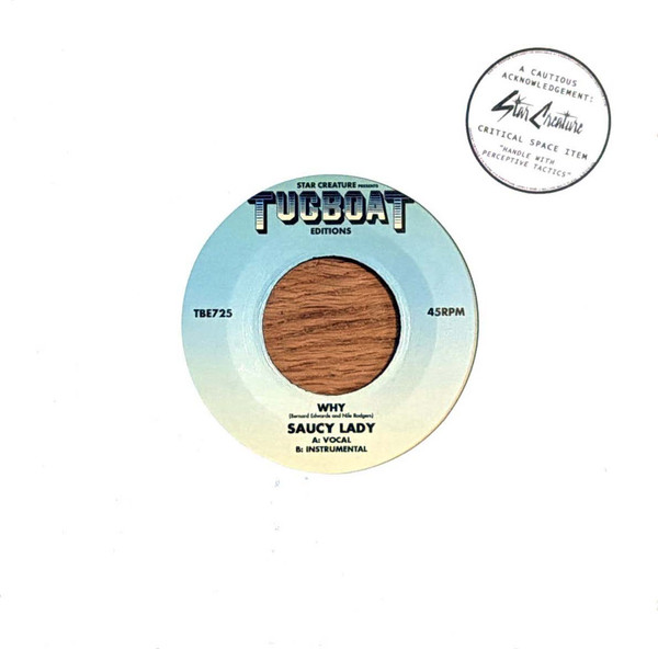 Saucy Lady - Why | Tugboat Editions (TBE725) - main