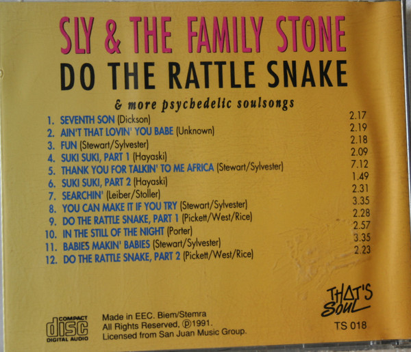 Sly & The Family Stone - Do The Rattle Snake & More Psychedelic Soulsongs | That's Soul (TS 018) - 3 Sly & The Family Stone - Do The Rattle Snake & More Psychedelic Soulsongs | That's Soul (TS 018) - 3