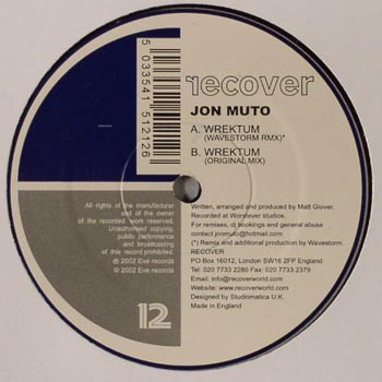 Jon Muto - Wrektum | Recover (RECOVER 12)
