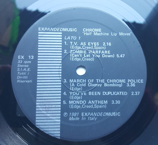 Chrome - Half Machine Lip Moves | Expanded Music (EX 13) - 3 Chrome - Half Machine Lip Moves | Expanded Music (EX 13) - 3