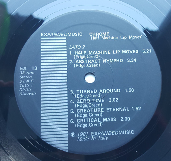 Chrome - Half Machine Lip Moves | Expanded Music (EX 13) - 4 Chrome - Half Machine Lip Moves | Expanded Music (EX 13) - 4