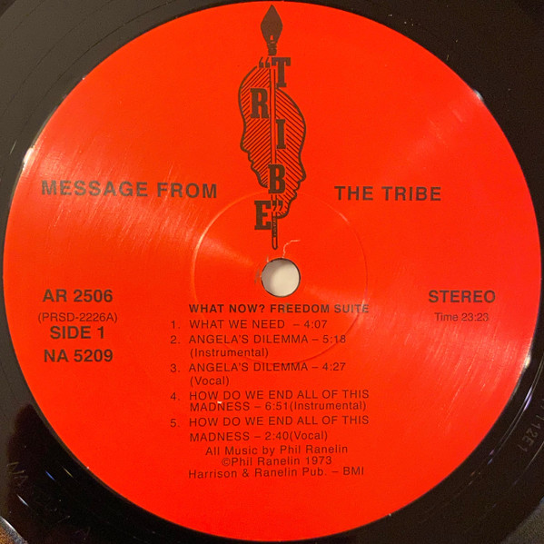 Wendell Harrison & Phil Ranelin - A Message From The Tribe | Tribe (PRSD 2226) - 3 Wendell Harrison & Phil Ranelin - A Message From The Tribe | Tribe (PRSD 2226) - 3